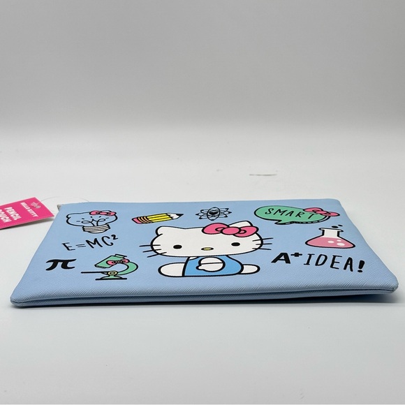 Sanrio Hello Kitty and Friends Large Pencil Pouch Bag (HK Science Rules Blue) - Picture 5 of 5